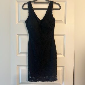 Elegant Black Lace Dress